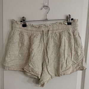 Princess Polly Beige Textured Shorts